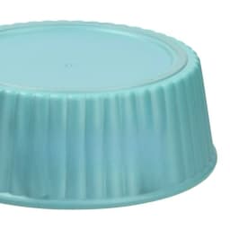 Small 2.2-Cup Pet Bowl, Teal,Measures 5.5 in x 5.5 in x 2 in for a compact footprint in your feeding area.