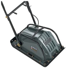 Electric Plate Compactor 5kN Force 3.9 in Depth, 3450 VPM Soil Compaction Machine 3304 sq.ft/h for Driveway Paver Landscaping