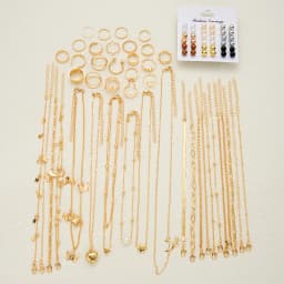 83Pcs Elegant Pearl Geometric Jewelry Set Heart Butterfly Star Pattern Necklace Earring Bracelet Ring Kit For Women Daily Party Fashion Accessory