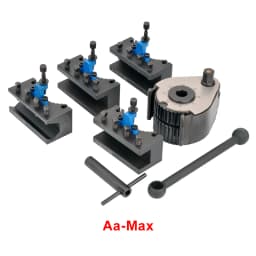 Aa Pro MAX Type Quick Change Tool Holder Set European Quenched 12x12 16x16mm for 120 to 220mm Lathe Bed Swing Turning Tool Post