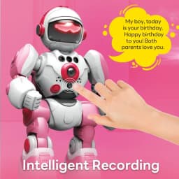 Smart Kids Robot Interactive Intelligent Robo for Kids Robotics Music Dance Record Repeat Touch Gesture Control Toys for Boys Children Christmas Gifts Ship from US Warehouse Fast Delivery