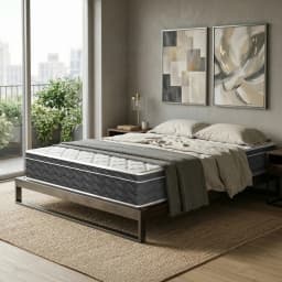 10/12/14 Inch Queen Hybrid Mattress – Fiberglass-Free & CertiPUR-US Certified, Medium Plush Feel with Superior Motion Isolation, Mattress-in-a-Box for Disturbance-Free Sleep