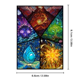 66X91mm 120pcs Holographic Standard Size Art Anime Card Sleeves for MTG/PTCG/TCG Game Top Loading Board Game Trading Card Protector