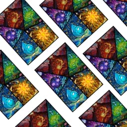 66X91mm 120pcs Holographic Standard Size Art Anime Card Sleeves for MTG/PTCG/TCG Game Top Loading Board Game Trading Card Protector