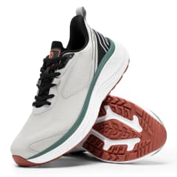 FitVille Walking Shoes for Men, Wide Design Breathable Non‑Slip Sneakers, Cushioned Tennis Running Shoes with Arch Support for Plantar Fasciitis & Heel Pain Relief