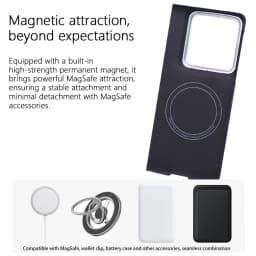 Aramid Fiber Case for Motorola Razr Fold, Compatible with MagSafe, Slim Lightweight Back Cover, Galaxy