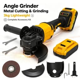 DW-Angle Grinder DCG409, 20V Brushless Wireless Power Tool, Cutting Machine, 125mm Rechargeable Portable Polisher