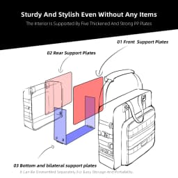 Rhinowalk Motorcycle Side Saddle Bag Waterproof Expandable Quick Release 25L-32L Pannier Bag 3D Shape Motorbike Storage Bag 1PC