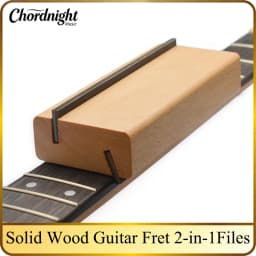 Solid Wood Guitar Fret 2 in 1 Crowning End Bevel-Flush Files Tool Steel Fine Fret File Guitarra Luthier Tool