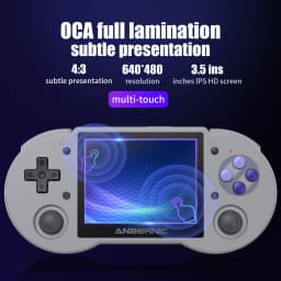 ANBERNIC RG353P RG353PS Handheld Game Console Linux System RK3566 Chip Support 5G WiFi 4.2 Bluetooth HD TV Out Support Built-in WIFI online Fighting