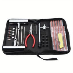 1Set Auto Bike Tire Repair Tool Kit 45 PCS Studding Set for Motorcycle Car Puncture Plug Accessories Tyre Repair Kit Garage Tools Motorcycle Tools