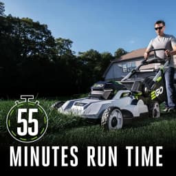 EGO POWER+ Electric Lawn Mower, Cordless, Includes 56V 6.0Ah Battery And 320W Charger