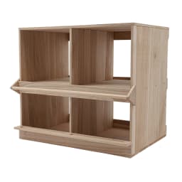 4-Piece Wooden Chicken Egg-Laying Nesting Boxes - In Natural Wood Color Chicken Nesting Box, 4 Compartment Wooden Nesting Boxes for Chickens with Perches, Floor Mount Chicken Nesting Boxes for Homes Farms Chicken Houses Backyards Courtyards
