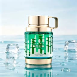 Armaf Odyssey Aqua Men's EDP, 3.4 oz/100ml, 1 Bottle, Fresh Aquatic Aromatic Long Lasting Cologne, Men's Fragrance Gift, Birthday, Anniversary, Fall, Thanksgiving, Black Friday, Christmas, New Year Holiday Gift