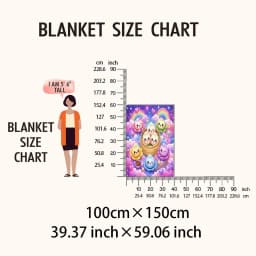 Soft Flannel Throw Blanket Cute Cartoon Galaxy Star Print Cozy Fleece Blanket for Sofa Couch Bed Dorm Office Camping Travel Home Decor Gift