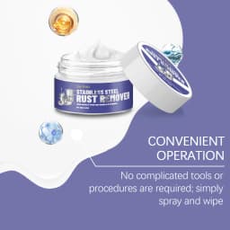 100G Stainless Steel Cleaner Paste Quick Dissolve Stubborn Dirts Remove Rust Stain Easily Polishing Enhance Gloss Oven Hood Cleaning Paste
