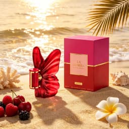 Intensa EDP For Women, Bold Fruity Gourmand Scent, Artistic Red Butterfly Bottle, Luxury Sexy Perfume for Collection & Gift.
