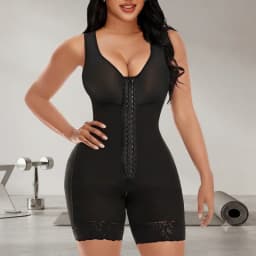 Women's High Compression Shapewear with Hook Closure, Tummy Control & Butt Lifting Full Body Shaper, Ideal for Daily Outfits and Under Party Dresses