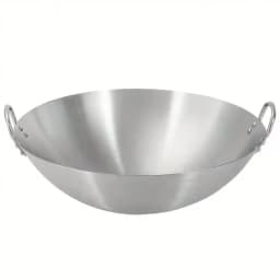 PQSQRJU 316 Stainless Steel Wok Pan And Fryer, Heavy-Duty Professional, Non-Stick Surface Even Heat Distribution, Compatible With Gas Electric Induction Stoves, Durable Construction Versatile Cooking Pot, Ergonomic Handle Design Polished End