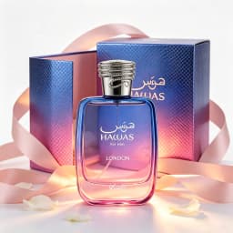 Raseel Hawas London Perfume Set For Him & For Her Eau De Parfum 100ml Each Unisex Couple Arabian Long‑Lasting Fragrance Gift Set