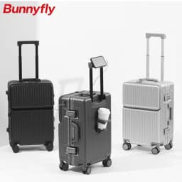 BunnyFly Trolley Case With Wheels Boarding Box 20/24 inch Travel Suitcase Large Size Luggage Men Carry-On Luggage Laptop Bag