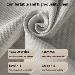 Front Row 2-Piece Luxury Linen Car Seat Covers, Comfortable and Breathable for All Seasons, Easy to Clean, Suitable for Sedans, SUVs, and Trucks