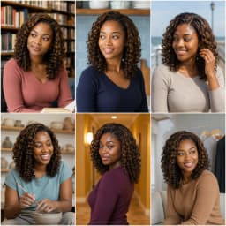 TIMOPOL 4x4 Lace Closure Wig,18 20 22 Inch P4/27 Highlight 066C Curly 100% Human Hair Wig for Black Women, Pre-Plucked Natural Hairline