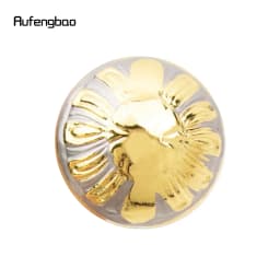 Golden Grey Luxury Round Handle Fashion Stick for Party Decorative Walking Cane Performance stage Cane 93cm