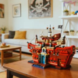 3402pcs Floating Restaurant Building Blocks Sets Diy Assembly Creative Particle Model Exquisite Desktop Ornament Children BirthdayGifts