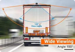 2.5G WIFI Wireless Rear View Backup Camera Bus Van Truck RV Car Front Rear View Night Vision Vehicle Cam for IOS Android Phones