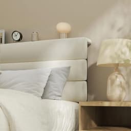 Contemporary Beige Velvet Platform Bed - No Box Spring Required, Metal Slat Support, Easy Assembly, Quiet, Modern Bedroom Furnit