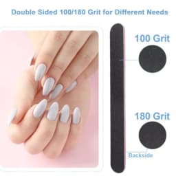 Nail File and Buffer Set, 4 Way Nail Buffers Shine Kit Professional Nail Files for Natural Nails Manicure Filer Filing Polishin