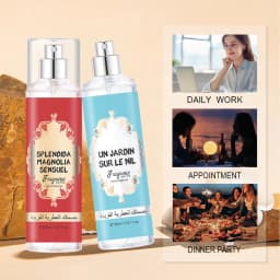 Perfume Fragrance Body Mist Spray Long Lasting Floral Eau De Parfum Scent Daily Use For Women 150ml Each