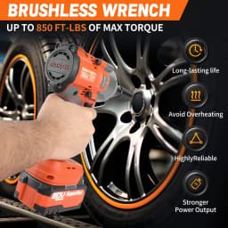 Superpan Brushless Electric Wrench Cordless Drill Screwdriver Free Delivery Large Torque Power Tools Torque Wrench