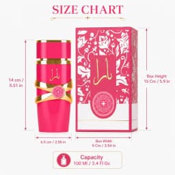 Yara & Asad Eau De Parfum 100ml, Unisex Exotic Arabian Oud Fragrance, Sweet Candy Fruity Warm Oud Notes, Long Lasting Oriental Perfume with Gift Box for Anniversary Holiday Gifting