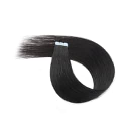 Seamless Invisible Mini Tape In Human Hair Extensions Double Sided Natural Straight Hair 12Inch To 20Inch 10Pcs Set Black Brown Blonde Side Hair Pieces