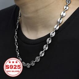 925 sterling silver handcrafted pig nose button necklace, perfect as a gift for men, women, wives, girlfriends, and mothers on anniversaries, birthdays, holidays, and special occasions. Buy three, get one free.