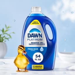 Dish Soap with Upside down Squeeze Bottle for Kitchen and Household Cleaning Tasks