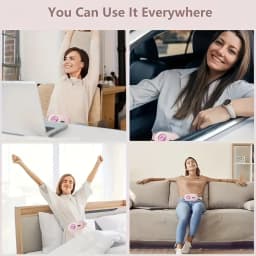 USB Charging Portable Menstrual Heating Pad Adjustment Warmth Electric Heating Belt Fast Heating Quiet for 5V1800mAh