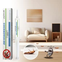 4 Tubes Cockroach Attractant Bait Gel, Indoor Household Daily Accessory, Convenient Placement Gel Supply for Kitchen, Cabinet, Bathroom & Residential Home Use