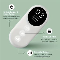 LINGTENG Two Wireless Air Pressure Calf Massagers with Heating, 2500mAh High-Capacity Lithium Battery, Multiple Massage Modes, Allowing You to Relax Your Legs anytime, Anywhere—the Perfect Gift for Christmas, Mother's Day, and Father's Day