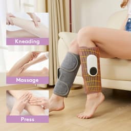 LINGTENG Two Wireless Air Pressure Calf Massagers with Heating, 2500mAh High-Capacity Lithium Battery, Multiple Massage Modes, Allowing You to Relax Your Legs anytime, Anywhere—the Perfect Gift for Christmas, Mother's Day, and Father's Day