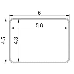 Medium Transparent Plastic Bathroom Tray, Cube‑Shaped Storage Organizer with Raised Sides, Open‑Top Counter Tray