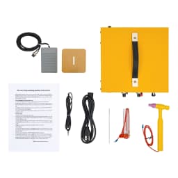390W Jewelry Spot Welder Pulse Arc Welding Machine, Handheld Gold Silver Welder with Foot Pedal for Jewelry Repair, 1-80A Adjustable