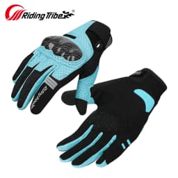 Motorcycle Leather Gloves Carbon Fiber Shell Suitable for Bike Gloves Skateboard Gloves Outdoor Gloves