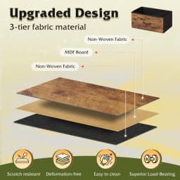Modern Compact Bedside Table 2-Drawer Fabric Storage Nightstand Metal Frame Side End Table Soft-Close Bins Bedroom Furniture Organizer Cabinet for Small Space Living Room Dorm 2-Tier Rack (15.7x11.8x20.9in)