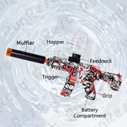 Electric Ball Blaster, Balls High Orbeez Gun Performance Ball Blaster Gun Cool Toy Gun, Rechargeable Splatter Ball Toys For Halloween and Christmas Gift