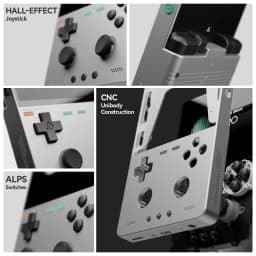 TRIMUI BRICK PRO Retro Handheld Game Console Portable Video Player Linux System Open Source 3.95 Inch Palm Phone Games Gifts 5000mAh BT