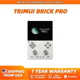 TRIMUI BRICK PRO Retro Handheld Game Console Portable Video Player Linux System Open Source 3.95 Inch Palm Phone Games Gifts 5000mAh BT