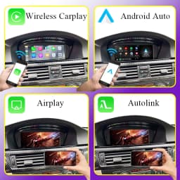 AUTOTOP 8.8" Wireless CarPlay Android Auto Car Multimedia Display for BMW 3 Series E90 E91 E92 E93 5 Series E60 E61 Touch Screen